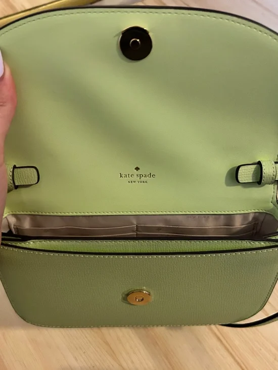 🍏🍐🍋‍🟩💚 Kate Spade spring green crossbody bag - Picture 4 of 8